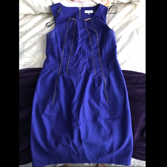 💙💜CALVIN KLEIN INDIGO BUSINESS DRESS - Picture 3 of 6